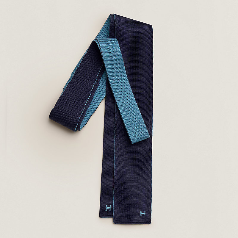 シルクニットタイ 5 cm《ドゥ・タン》 | Hermès - エルメス-公式サイト